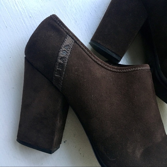 Prada Suede Brown Booties - Picture 3 of 4